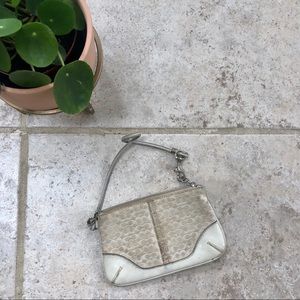 White Coach Wristlet